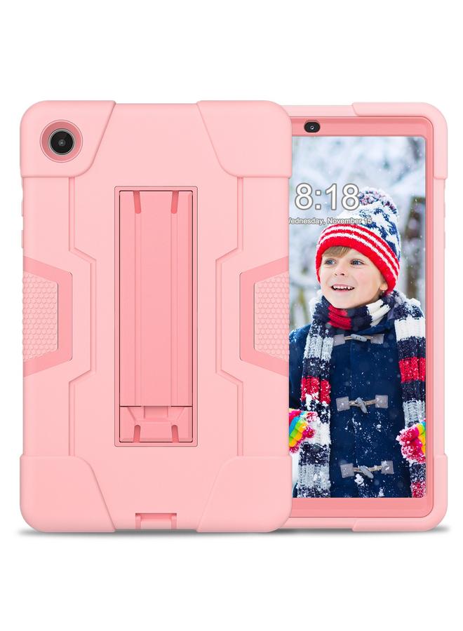 S-TOP Case For Lenovo Tab M8 4th Gen Contrast Color Silicone Hybrid PC Tablet Case with Holder - Image 2