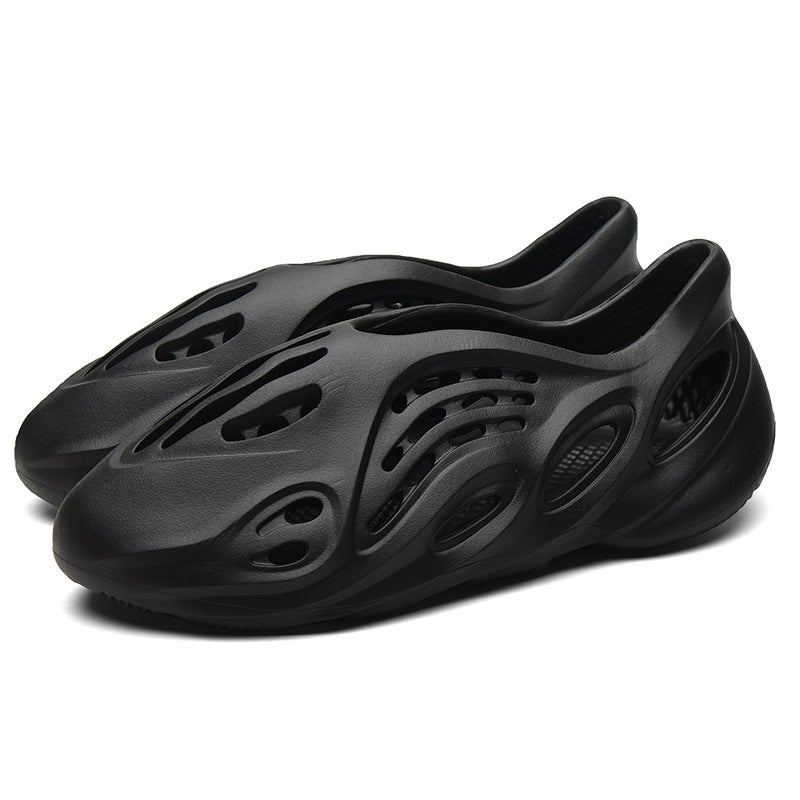 2023 Summer 48 plus size Kanye Coconut Hole Shoes Men's Ins Trendy Couple's Yezzy Roman Sandals Beach Shoes - Image 1