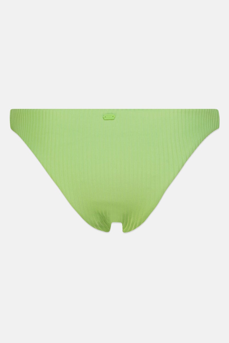 Pull & Bear Women Textured Bikini Bottom, Green - Image 2