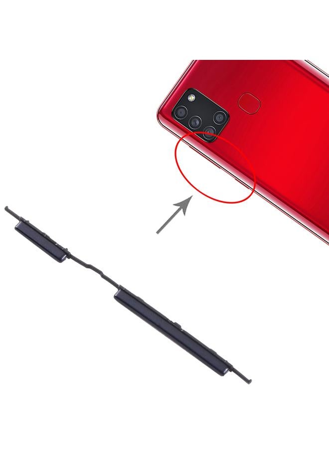 erorex For Samsung Galaxy A21s SM-A217 10pcs Power Button + Volume Control Button(Black) - Image 4