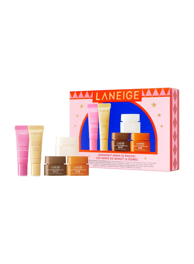 LANEIGE Midnight Minis LimitedEdition Holiday Lip Care Gift Set for Day Night Hydration - Image 2