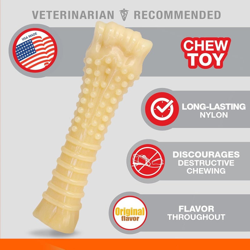 Nylabone Power Chew Textured Knuckle Bone - Durable Chew Toy for Aggressive Chewers, X-Large for Dogs Over 50 lbs - Image 2