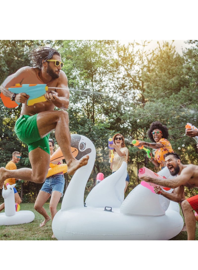 KASTWAVE مسدسات مائية للأطفال لعبة مائية، 2 حزمة مسدس مائي بعيد المدى مع أوضاع رش، ألعاب مائية للبالغين ألعاب مائية - Image 2