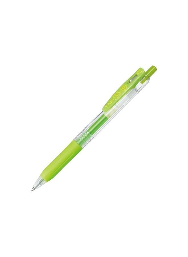 ZEBRA Zebra Sarasa Clip Gel Ballpoint Pen 0.7mm 5 Colors JJB15-5CAR  - Image 4