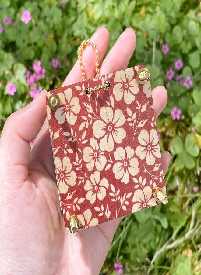 Happinit Pocket Flower Press, Small Flowers Press Kit, Micro Flower Pressing, Mini Plant Preservation Kit for Arts and Crafts Lovers (Gold) - Image 1