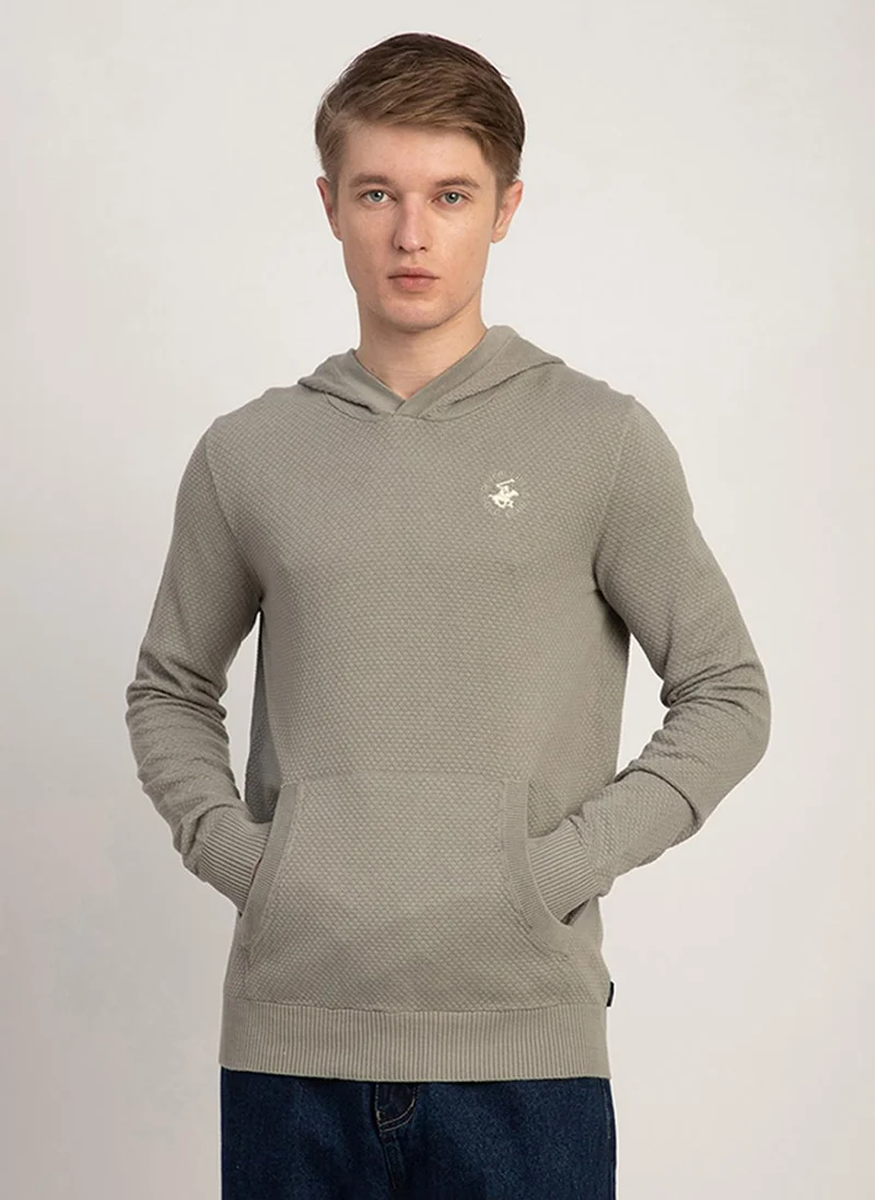 بيفرلي هيلز بولو كلوب Beverly Hills Polo Club Mens BP M7261 Pullover, Moss Green