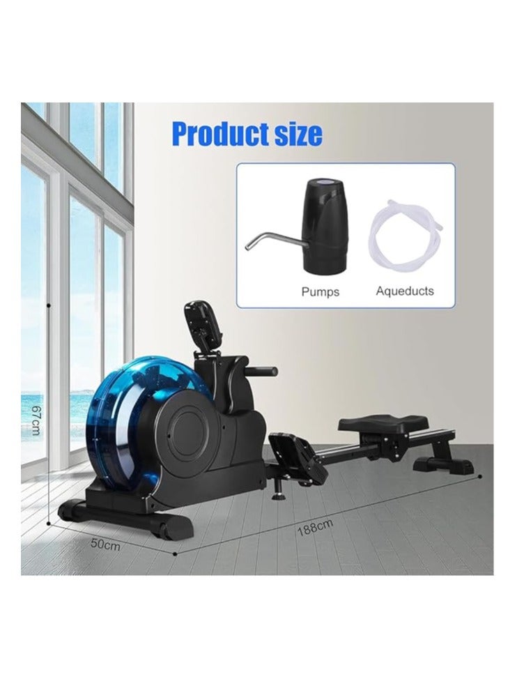 Cool Baby Style COOLBABY Water Rowing Machine,Sports Foldable Rowing Machine,Rowing Machine for Home Office,Max Load 110 KG - Image 3