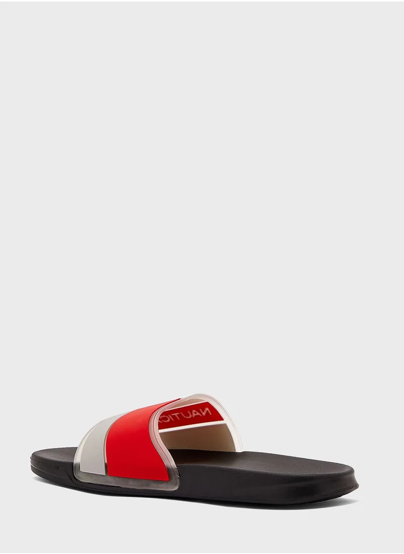 NAUTICA Bower Clear Logo Slides