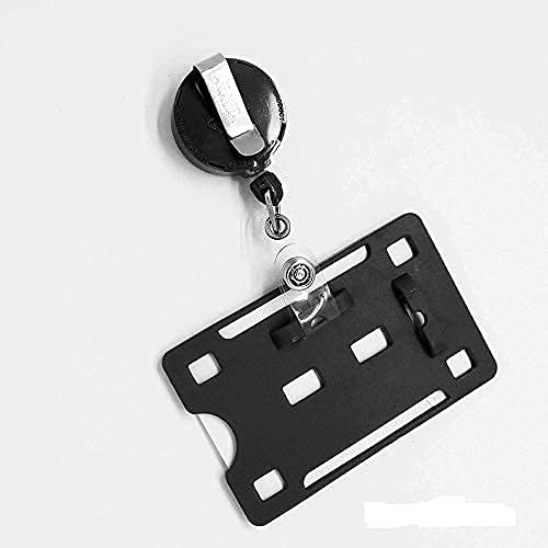 NSSP Black ID Card Holder Badge | Heavy Duty Versatile Business ID Card Holder| Suitable for Office Staff, Nurses, Students, storekeepers, Factory Workers etc (Pack of 50) - Image 3