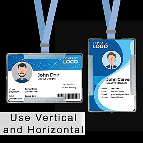 NSSP Black ID Card Holder Badge | Heavy Duty Versatile Business ID Card Holder| Suitable for Office Staff, Nurses, Students, storekeepers, Factory Workers etc (Pack of 50) - Image 5