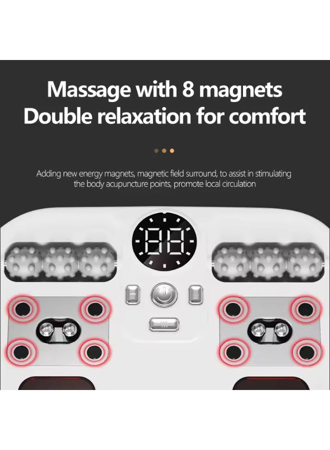 شو وو جهاز تدليك القدمين لتخفيف الألم، جهاز تدليك القدمين التلقائي لعلاج الاعتلال العصبي، 10 مستويات، قابل لإعادة الشحن من النوع C، جهاز علاج إلكتروني لتحفيز الدورة الدموية في القدم لعلاج التهاب اللفافة الأخمصية، وتخفيف آلام القدم لمرضى السكري - Image 5