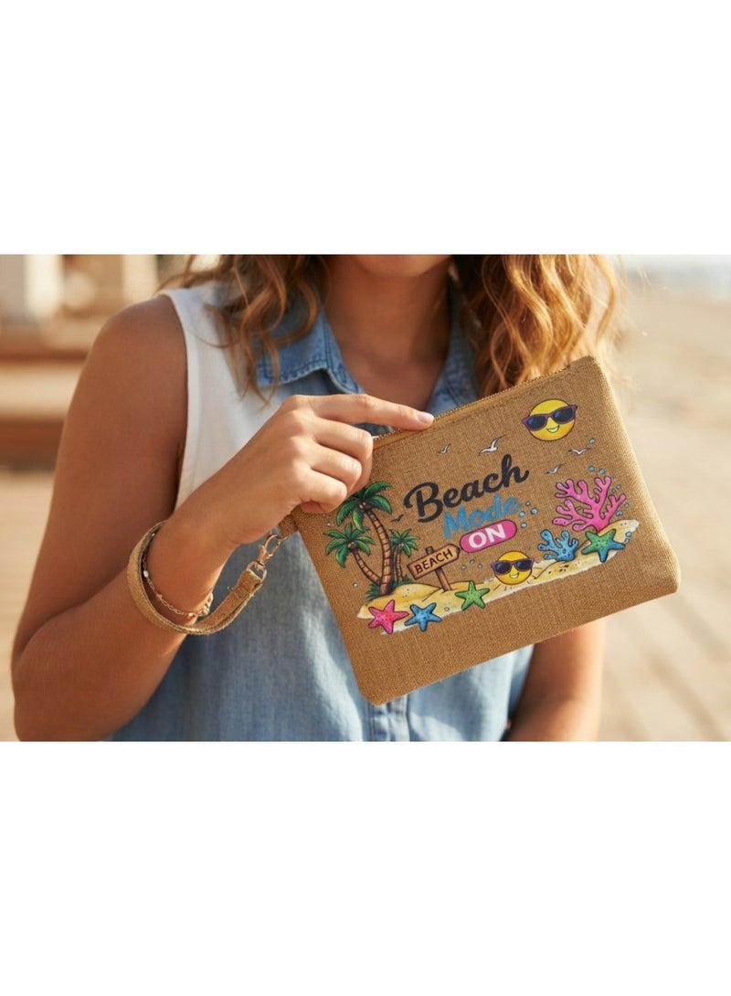 Women's handbag with a summer design - Image 3