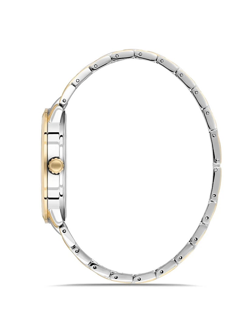 OMAX - Omax Men's Luxury Gold Luxury Wrist Watch, Watches for Men, Stainless Watches, Silver Steel Band, Analog Dial, Waterproof Watch, 1 Year Warranty - Image 1