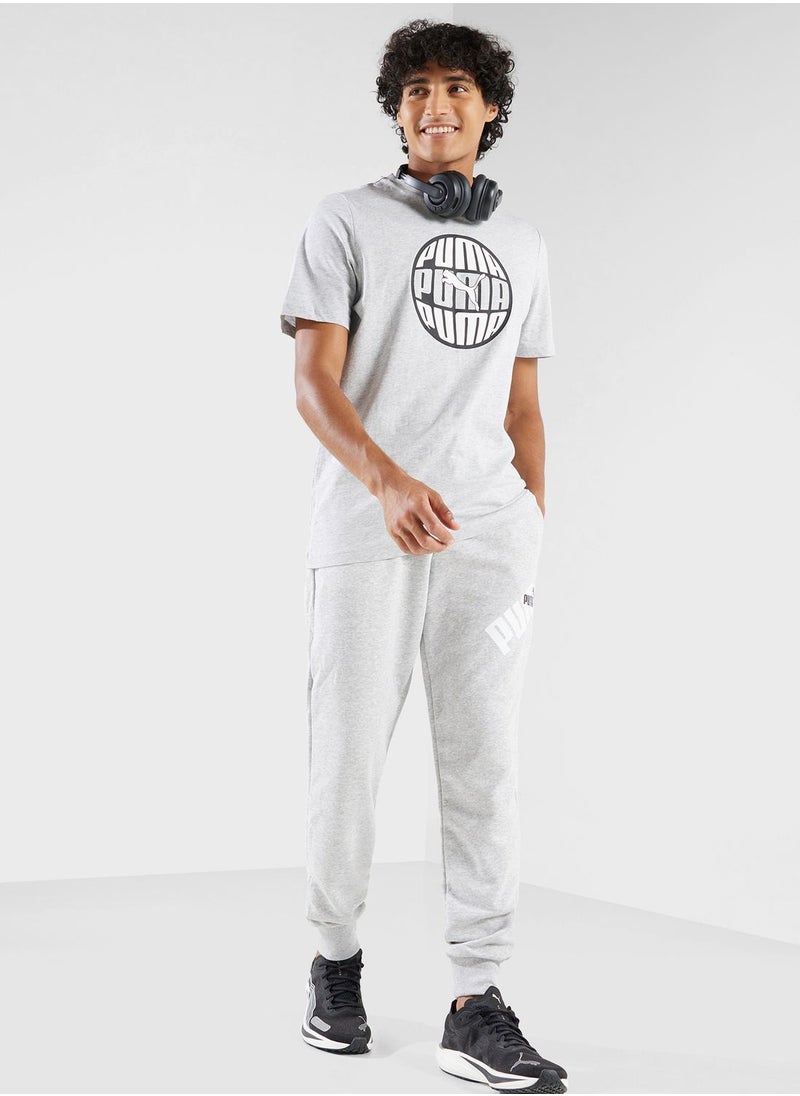 PUMA - Power Graphic Sweatpants - Image 1