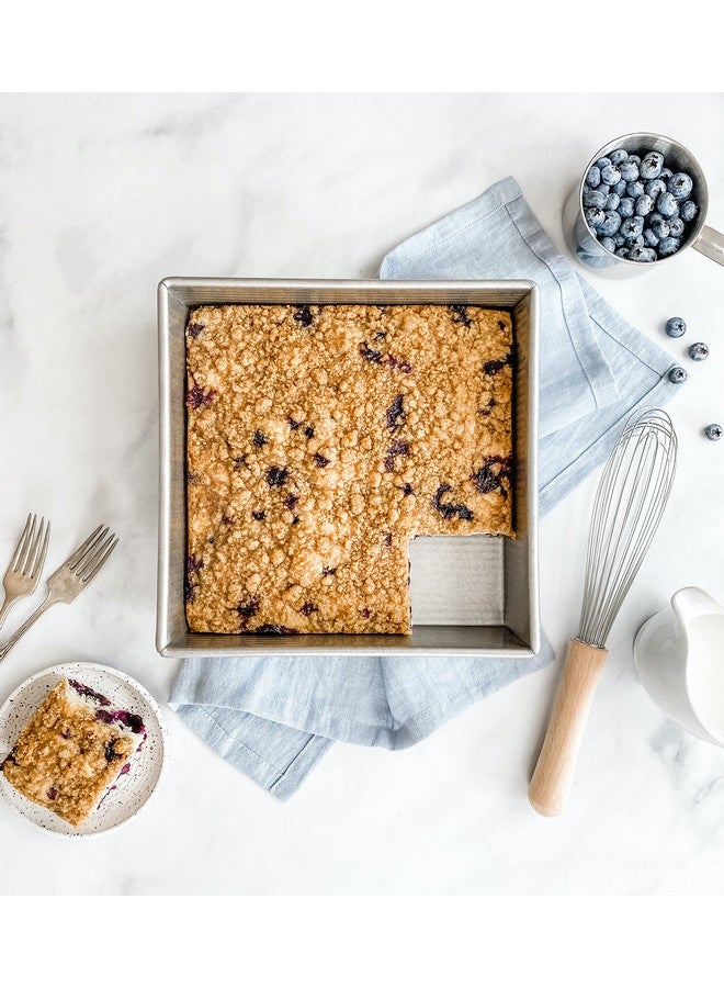 USA Pan Bakeware Square Cake Pan 9 Inch Nonstick & Quick Release Coating Made In The Usa From Aluminized Steel - Image 2