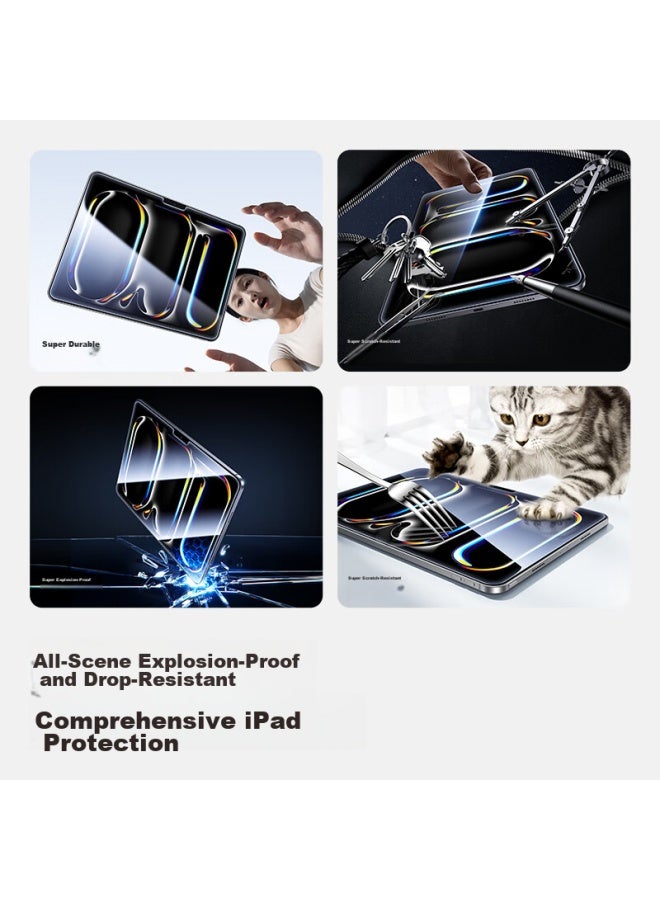 Smartdevil Tempered Glass Screen Protector For Ipad Pro/air5/4, Compatible With 10.9/11 Inch, Universal For Apple Tablets, Full Coverage, Automatic Dust Removal, Quick Installation, Hd Protection - Image 4