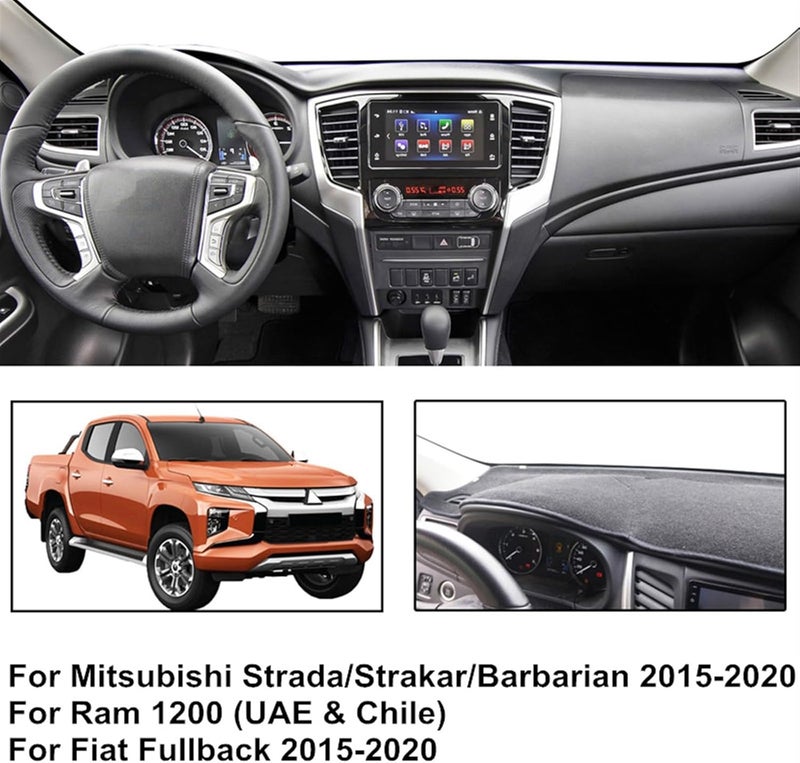 QASULER LHD Car Dashboard Mat Pad - Image 4