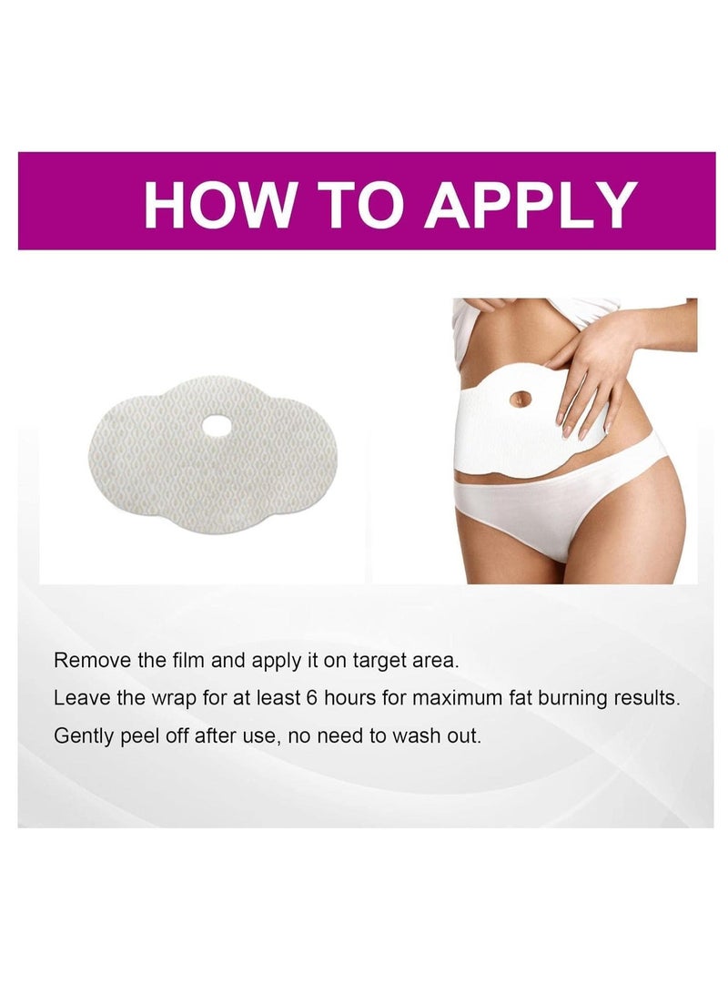 Generic Belly Patch for Woman, Natural Body Sculpting and Firming Patch - 5pcs Moisturizing Belly Lift Wraps for Contouring and Shaping, Weight Loss Belly Patch 2 Pack  - Image 4