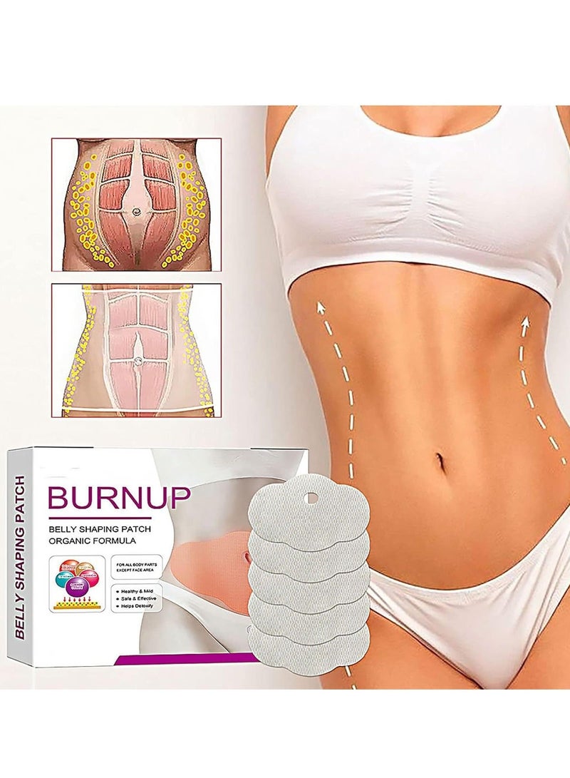 Generic Belly Patch for Woman, Natural Body Sculpting and Firming Patch - 5pcs Moisturizing Belly Lift Wraps for Contouring and Shaping, Weight Loss Belly Patch 2 Pack  - Image 5
