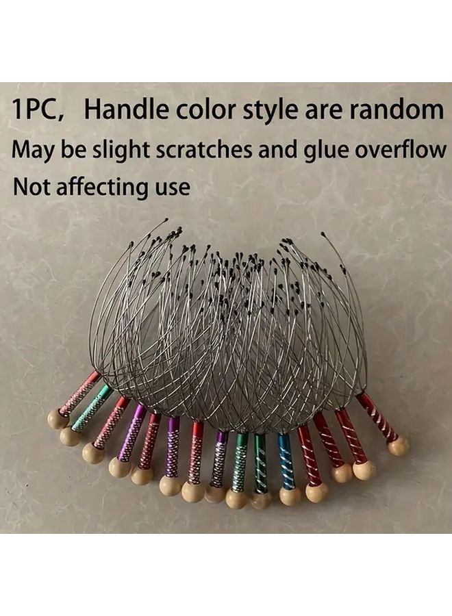 Random Handle Color Head Massager 12 Claws Octopus Scalp Massager For Ultimate Comfort - Image 1