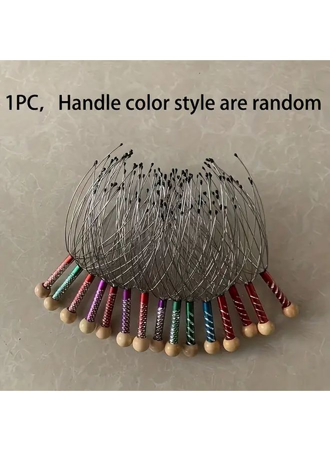 Random Handle Color Head Massager 12 Claws Octopus Scalp Massager For Ultimate Comfort - Image 3