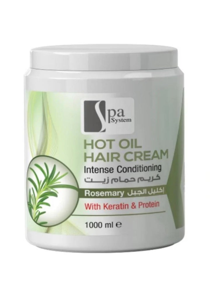 Spa System Rosemary Oil Bath Cream, 1000 ml - Image 1