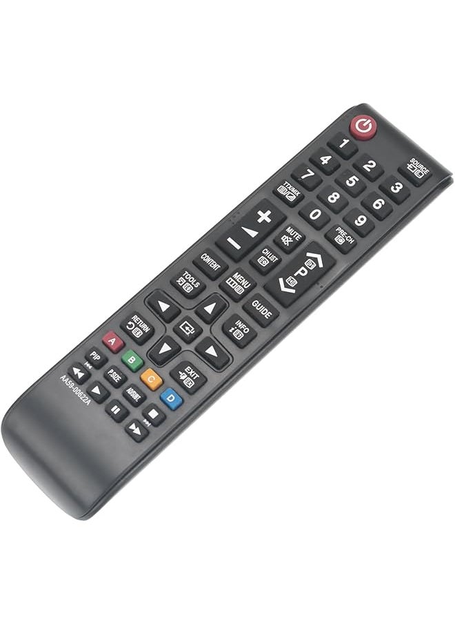 erorex - Replaced Aa59 00622A Remote Control Compatible With Samsung Tv Lt23B350Mw Zn Smt24B301 Ue46F5570Ss Ue46F6200Ak Ue50F5500Aw Lt22B300Ew En Ue40F6200Ak Ue40F6270Ss Ue39F5570Ss T24B300Ew T24C300Ew - Image 1