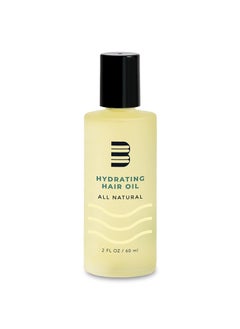 BluMaan BluMaan Hydrating Hair Oil - Designed for Dry, Frizzy, Straight, or Curly Hair - 100% Natural Men's Hair Strengthening Oil - 60 ml / 2.0 oz 