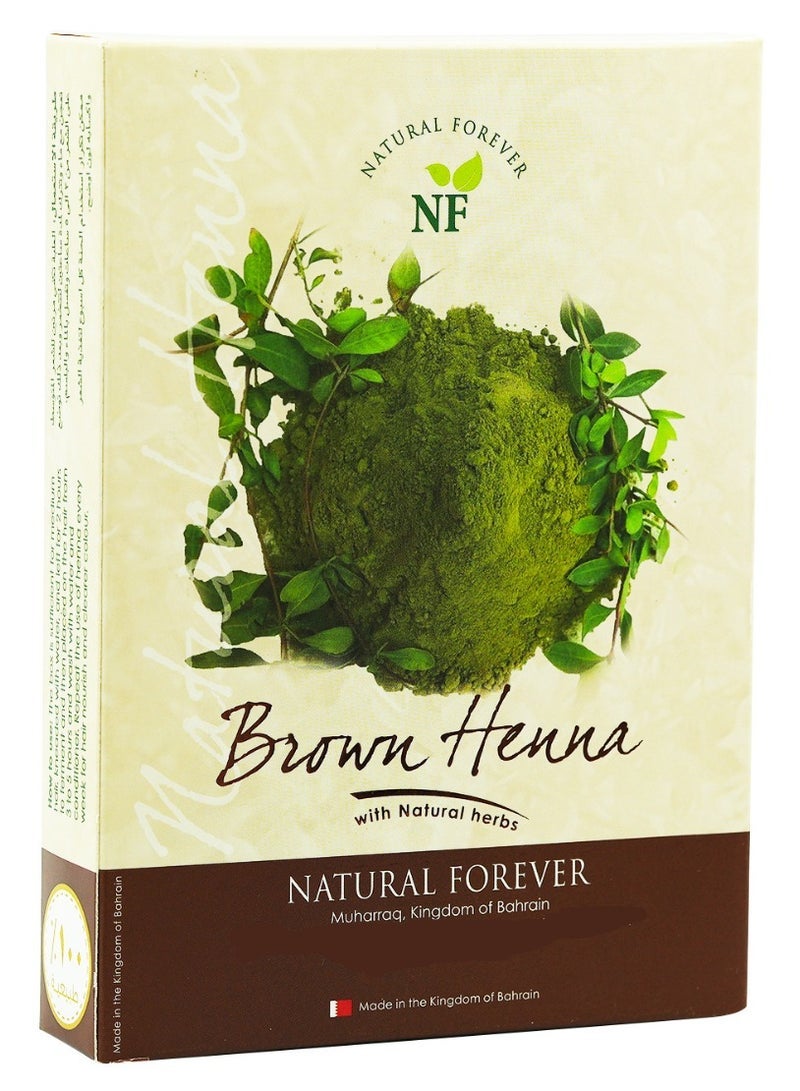 Natural Forever حناء بني 250 جرام - Image 1