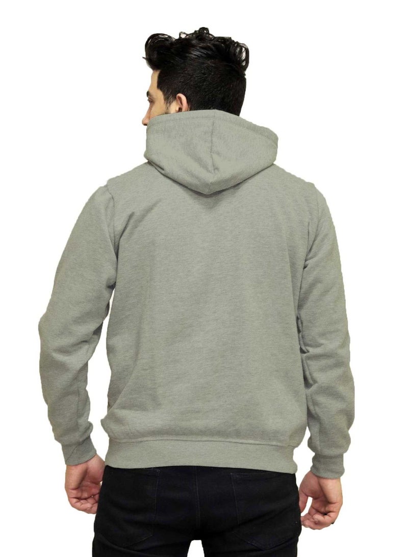 OneHand Hoodie Melton Cotton - Mint Green - Image 3