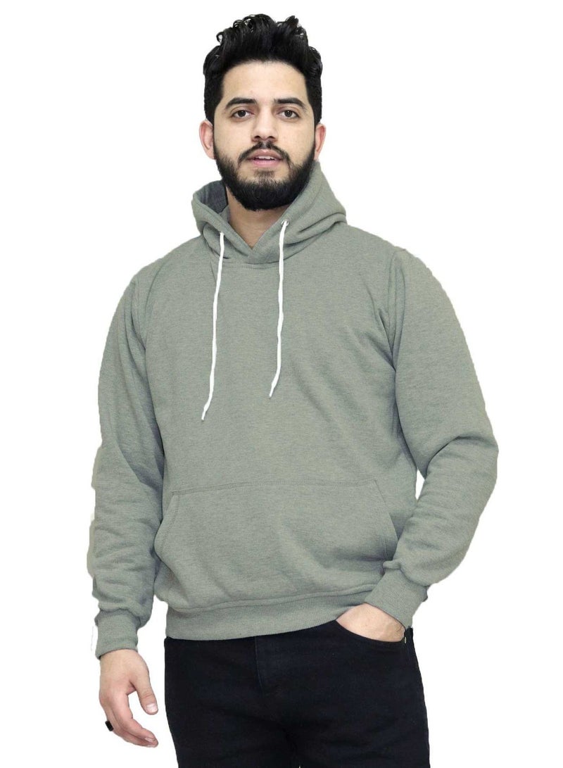 OneHand Hoodie Melton Cotton - Mint Green - Image 1