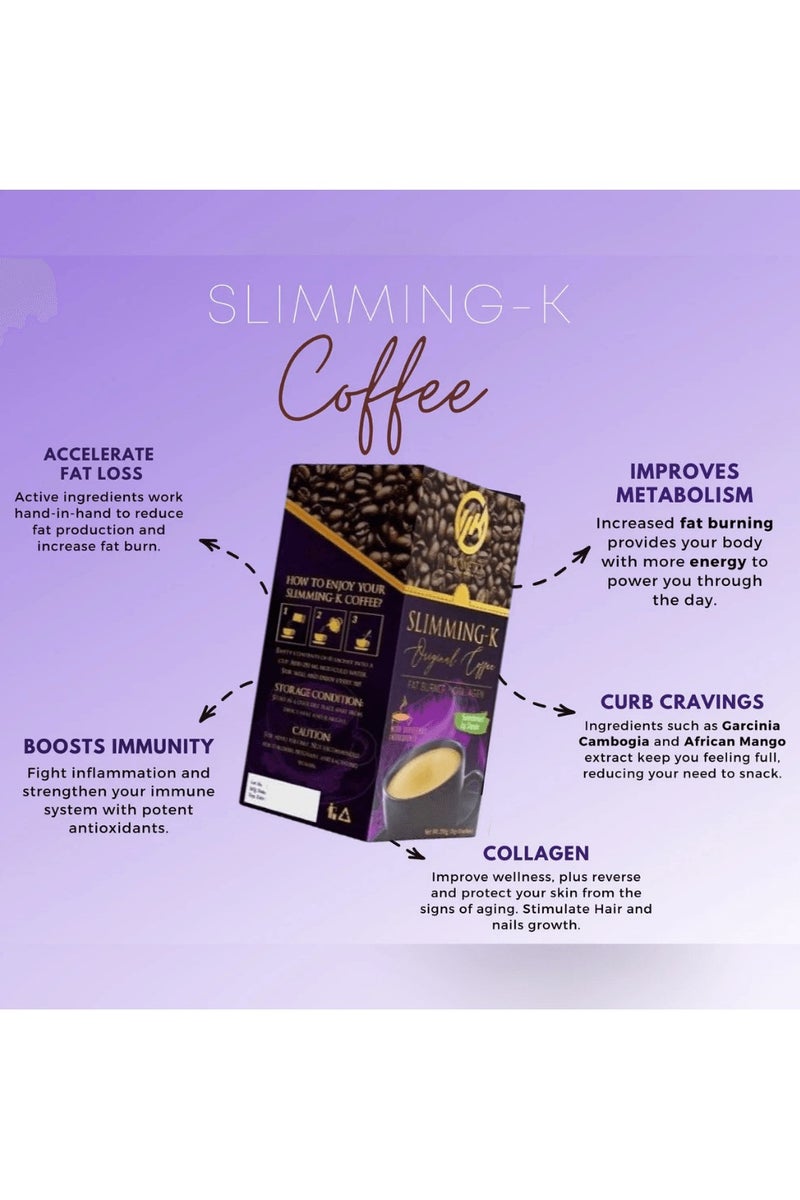 MKSMETICS MK Slimming K Original Coffee - 210g - Image 3