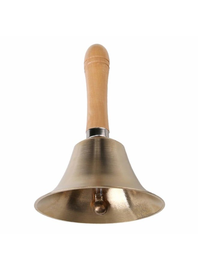 TDOCK Super Loud Solid Brass Hand Call Bell - Image 1