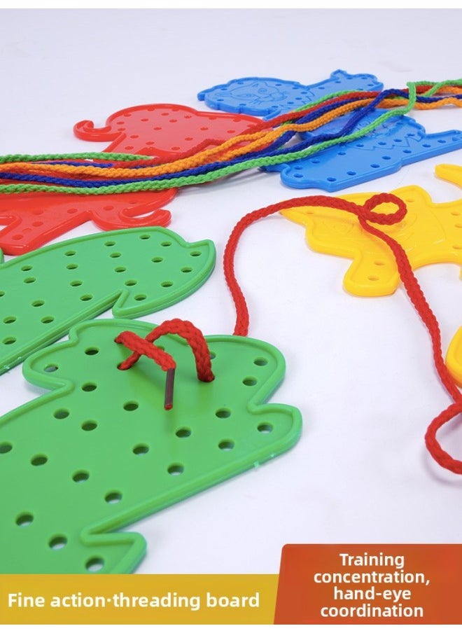 Beads Children's Beads-based Training Equipment Home Wear Toys Early Education Educational Puzzle Beads-based Mentality For Babies-Color:Screw Nut Pairing 500g Color Mixed Nut Screw Quantity Random  - Image 4