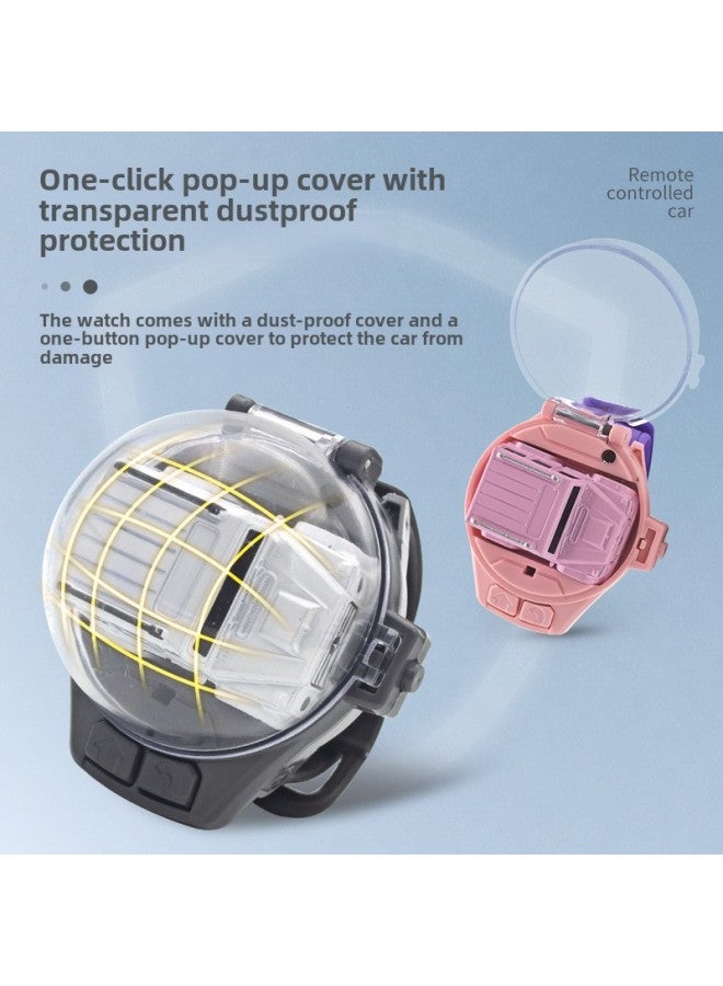 TikTok Internet Celebrous Watch Remote Control Car Electric Mini Car Social Children Boys And Girls Friends Toy Gift-Specifications: Alloy Wild Horse Black  - Image 3