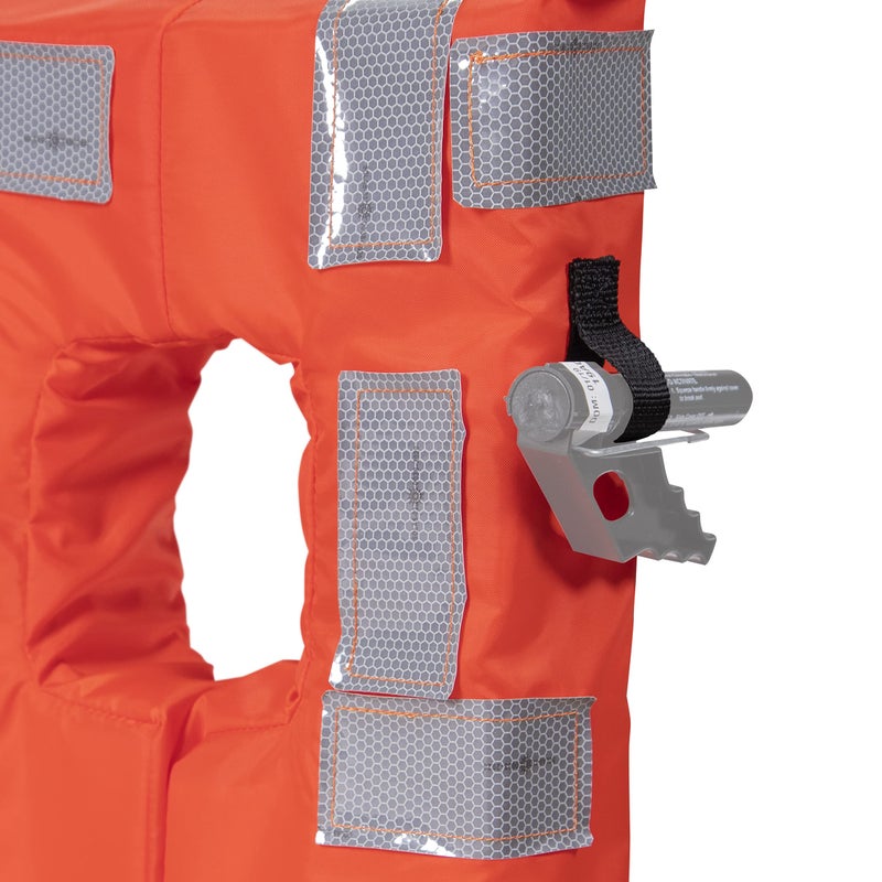 Seachoice Type I Commercial Offshore Vest, Fluorescent Orange, Reflective Panels, Adult, Over 90 Lbs. - Image 2