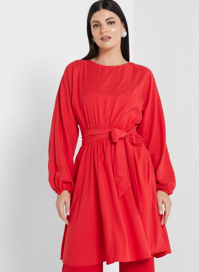 Khizana Pleated Effect Tunic - Image 1