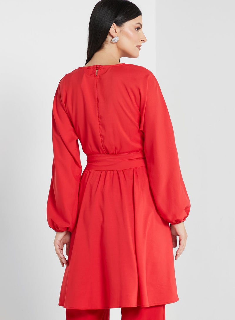 Khizana Pleated Effect Tunic - Image 2