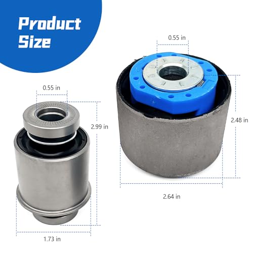 MATERIG Rear Suspension Bushing kit Fit for Ford Fusion Taurus Mondeo MK5 Edge Mustang, Rear Axle Suspension Trailing Control Arm Bushing Replace FR3C3C270AA 2497402 GS7C 5K651 CC 2497402 - Image 5