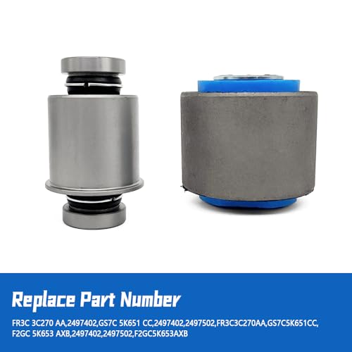 MATERIG Rear Suspension Bushing kit Fit for Ford Fusion Taurus Mondeo MK5 Edge Mustang, Rear Axle Suspension Trailing Control Arm Bushing Replace FR3C3C270AA 2497402 GS7C 5K651 CC 2497402 - Image 4