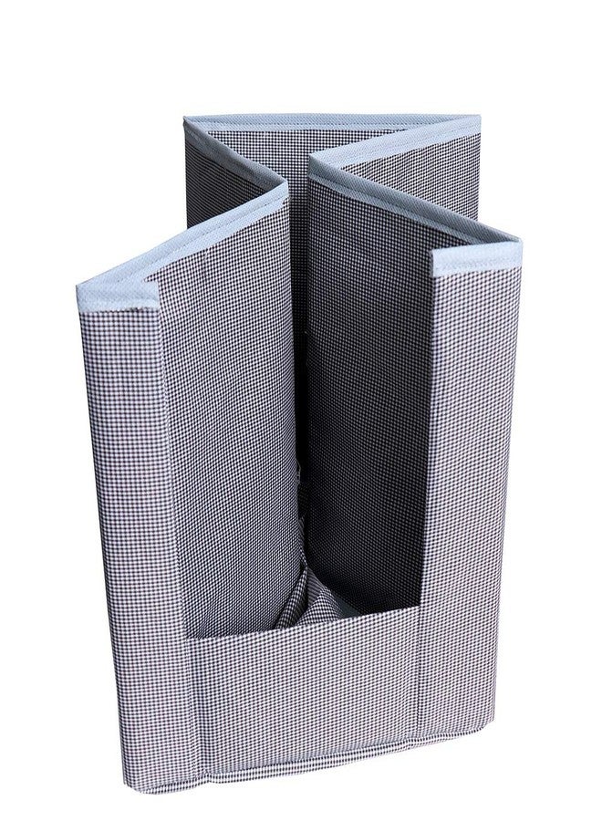 ABBASI Shirt Stacker Wardrobe Organizer Set (pack of 4, Checks) - Image 3