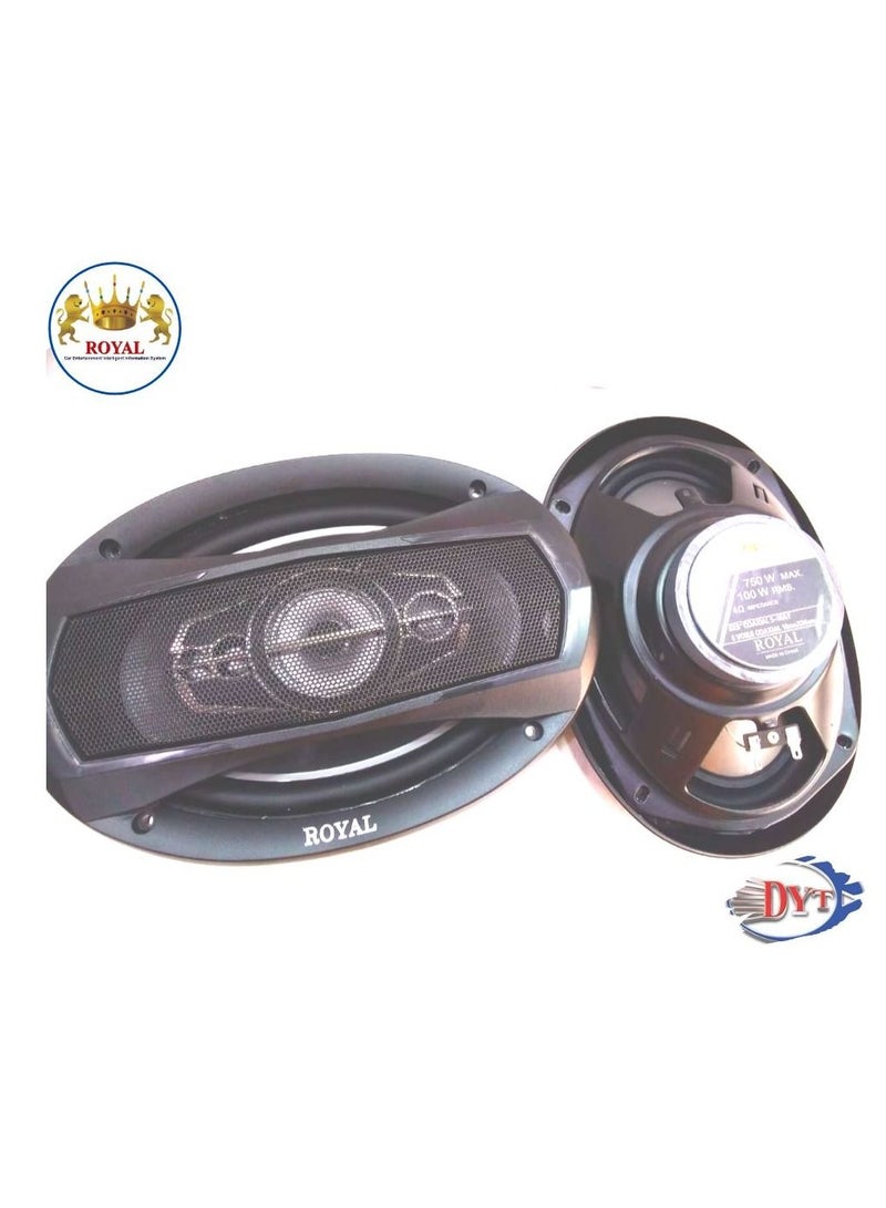 رويال 5-Way Speaker Royal 750W'max 6"x9"/16cmx24cm (DYT-A6997R) - Image 4