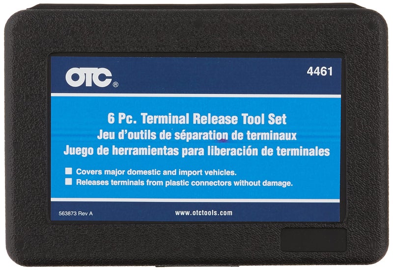 OTC 4461 6-Piece Automotive Terminal Release Tool Set with Case - Image 3