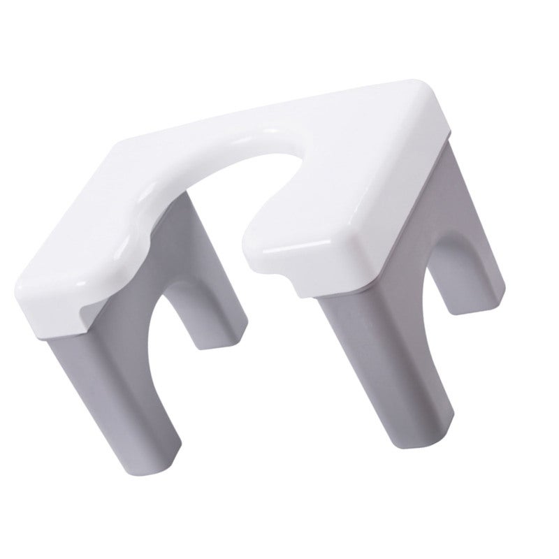 Portable Toilet Chair High Grey Adult Version Multifunctional Squatting Toilet Stool - Slip Resistant Commode Chair with Non Slip Feet for Home Bathroom Elderly Pregnant Women - Image 4