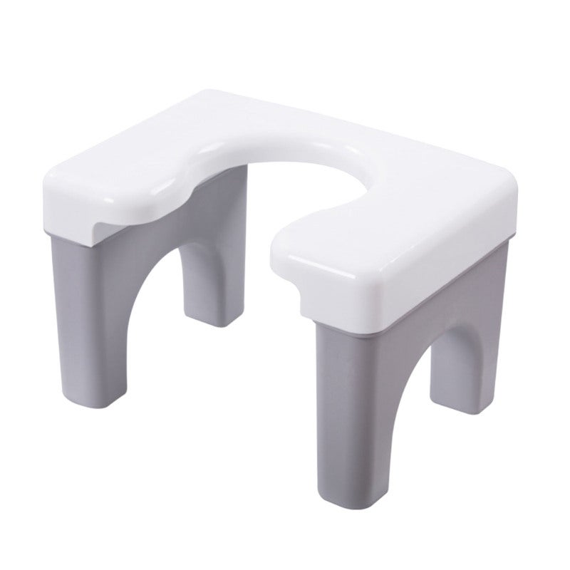 Portable Toilet Chair High Grey Adult Version Multifunctional Squatting Toilet Stool - Slip Resistant Commode Chair with Non Slip Feet for Home Bathroom Elderly Pregnant Women - Image 1