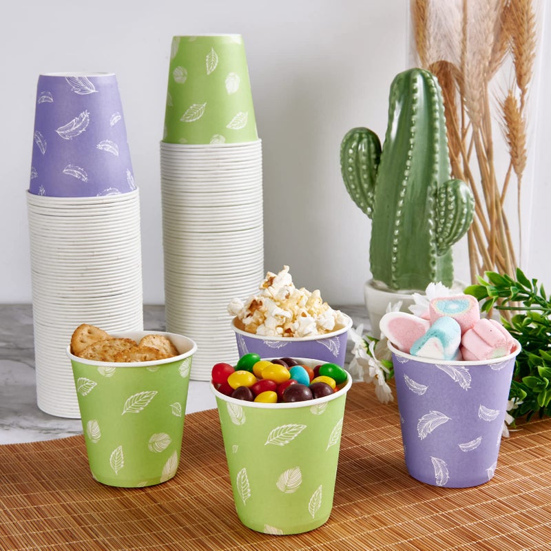 LITOPAK 600 Pack 5 oz Small Disposable Cups  Disposable Paper Cups  Mini Paper Cups  Colorful Disposable Mouthwash Cups for Parties  Picnics  Barbecues  Travel  and Events - Image 3