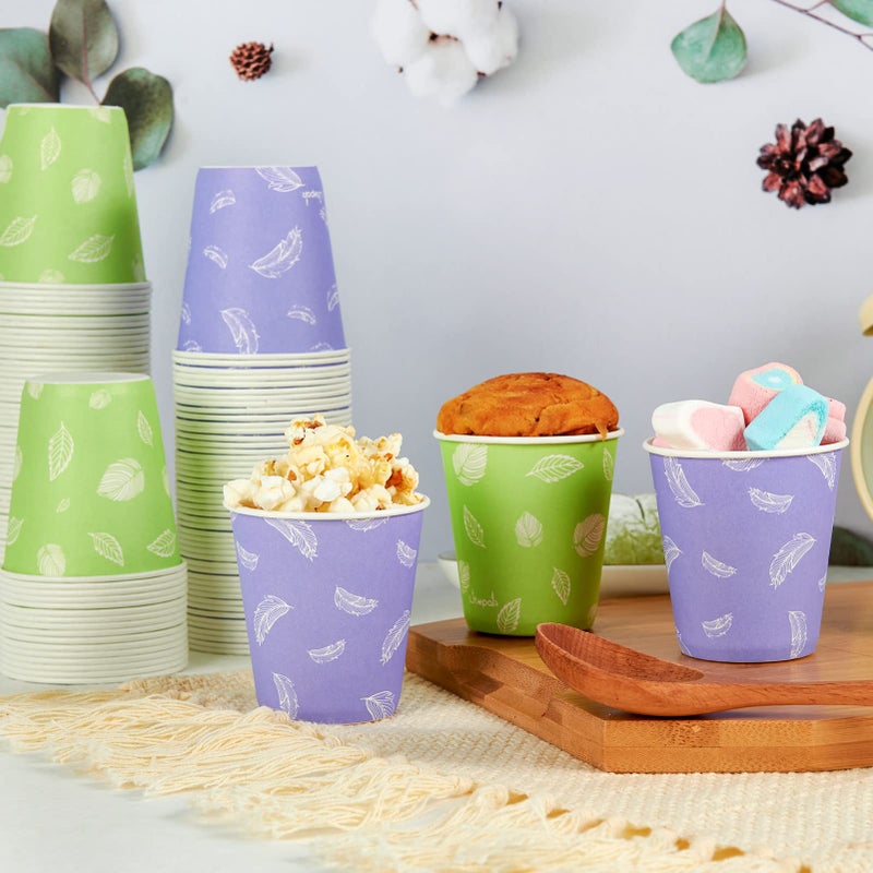 LITOPAK 600 Pack 5 oz Small Disposable Cups  Disposable Paper Cups  Mini Paper Cups  Colorful Disposable Mouthwash Cups for Parties  Picnics  Barbecues  Travel  and Events - Image 4