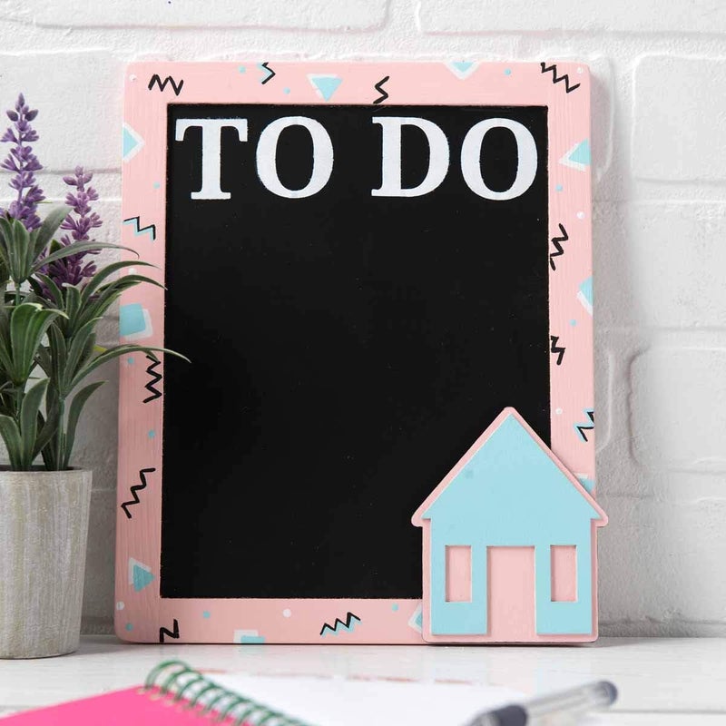 PLAID Enterprises Double-Sided Chalkboard Set, 8 ' x 10 ' With Decorative Wood Surface Frame, Perfect For Arts & Crafts, 6 Pack - Image 5