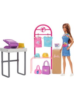 Barbie Barbie Make & Sell Boutique Playset with Doll  - Image 3