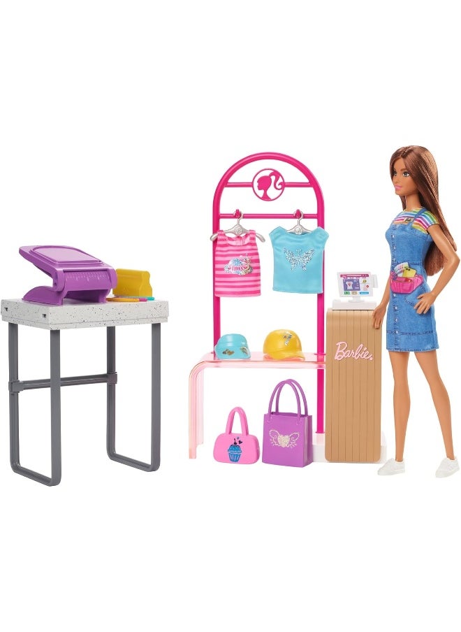 Barbie Barbie Make & Sell Boutique Playset with Doll  - Image 3